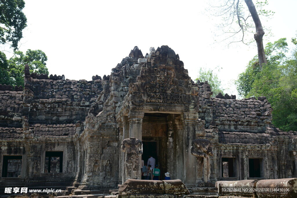 古老神秘的柬埔寨寺庙遗迹