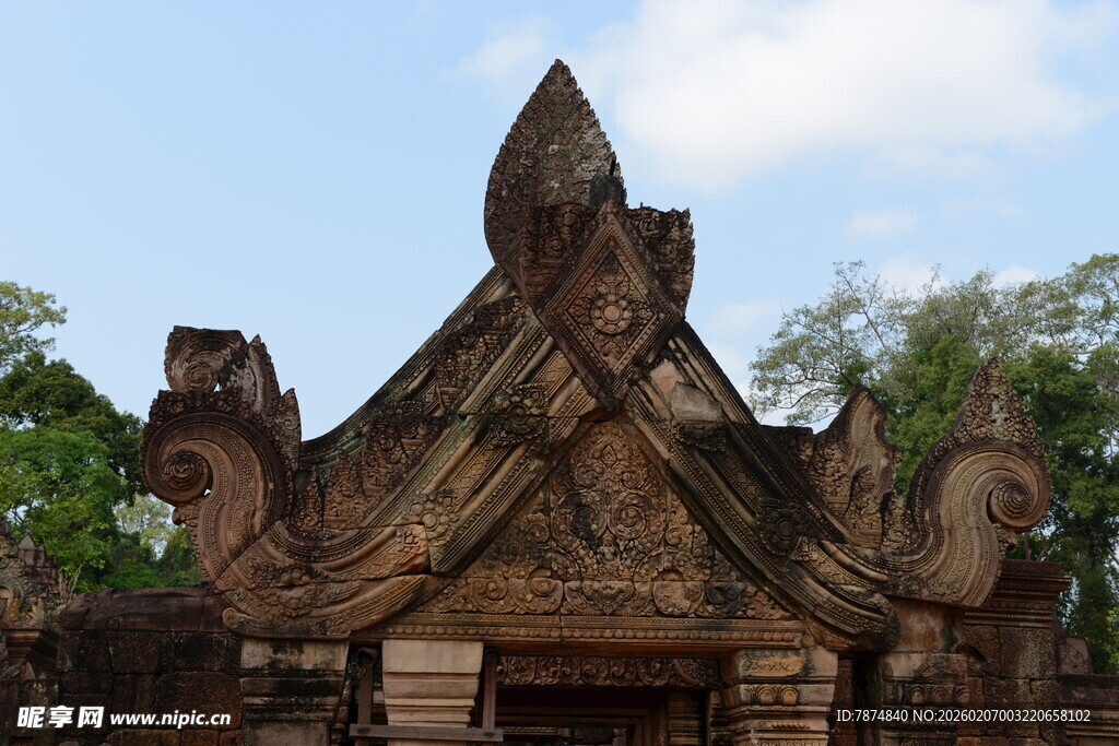 古老神秘的东南亚寺庙建筑