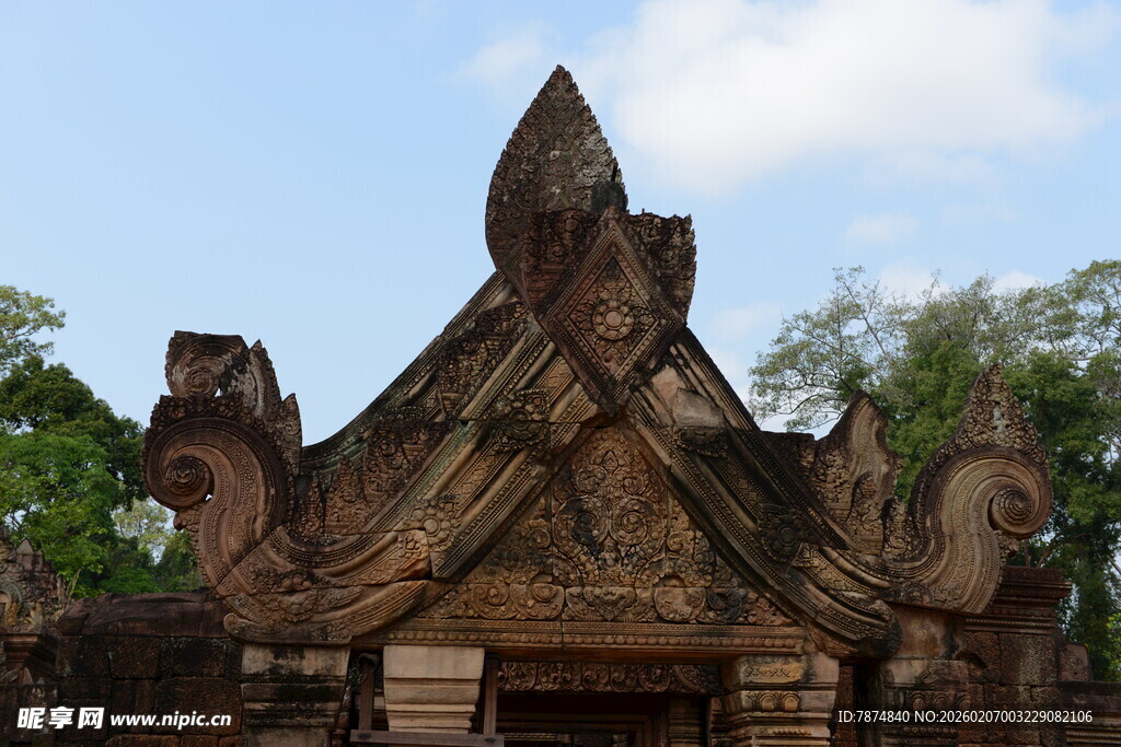 古老神秘的东南亚寺庙建筑