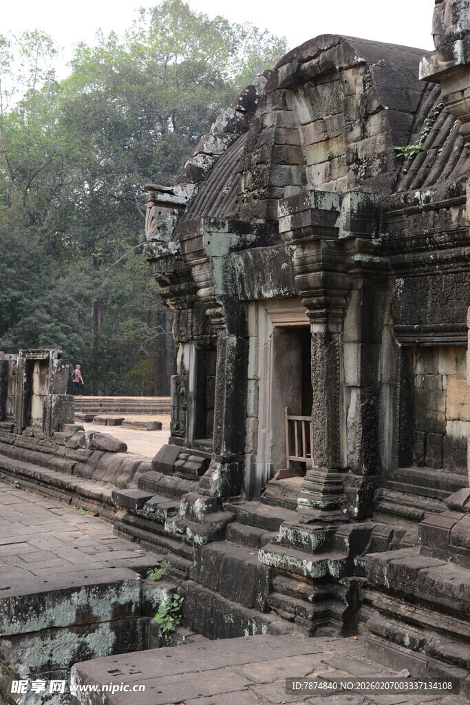 古老神秘的柬埔寨寺庙遗迹