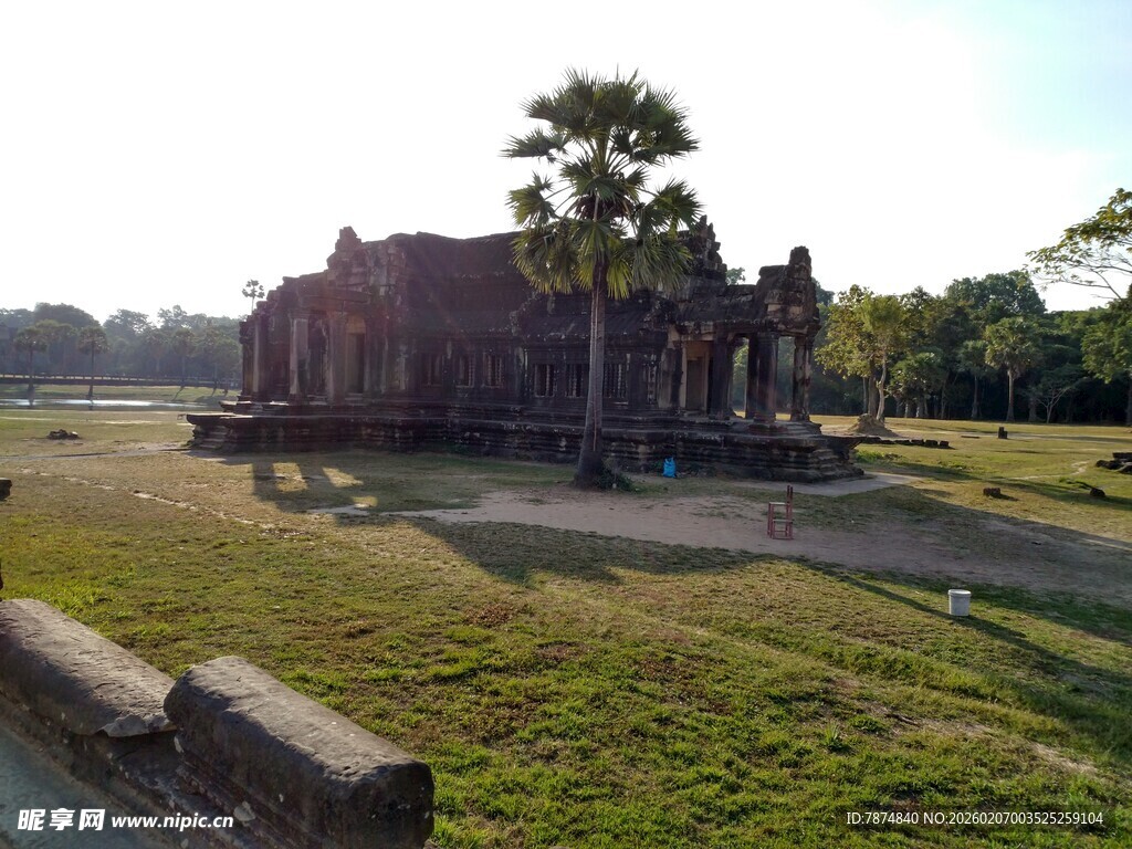 古老神秘的柬埔寨寺庙遗迹