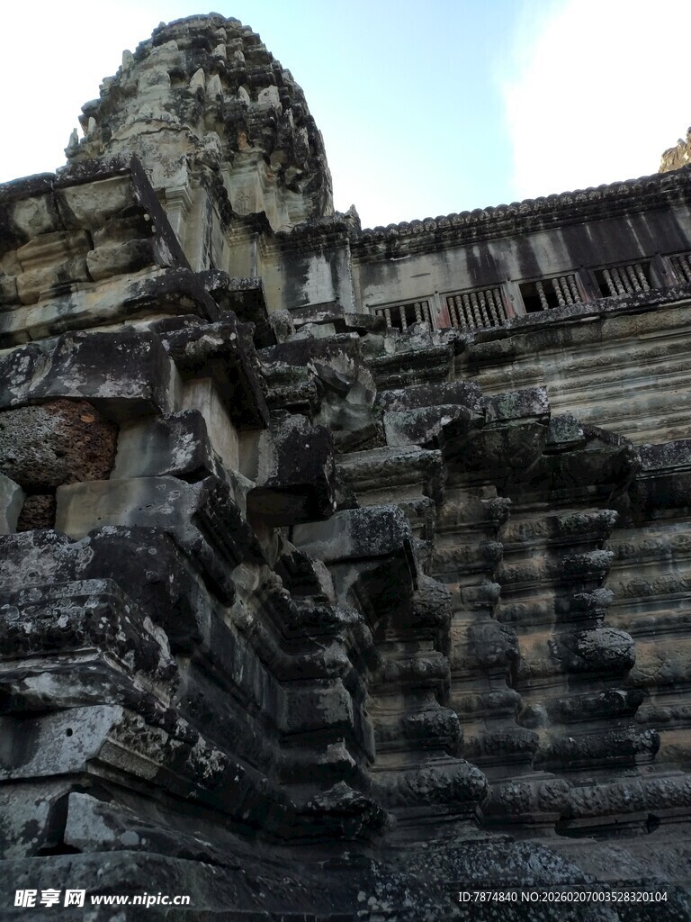 古老神秘的吴哥窟建筑