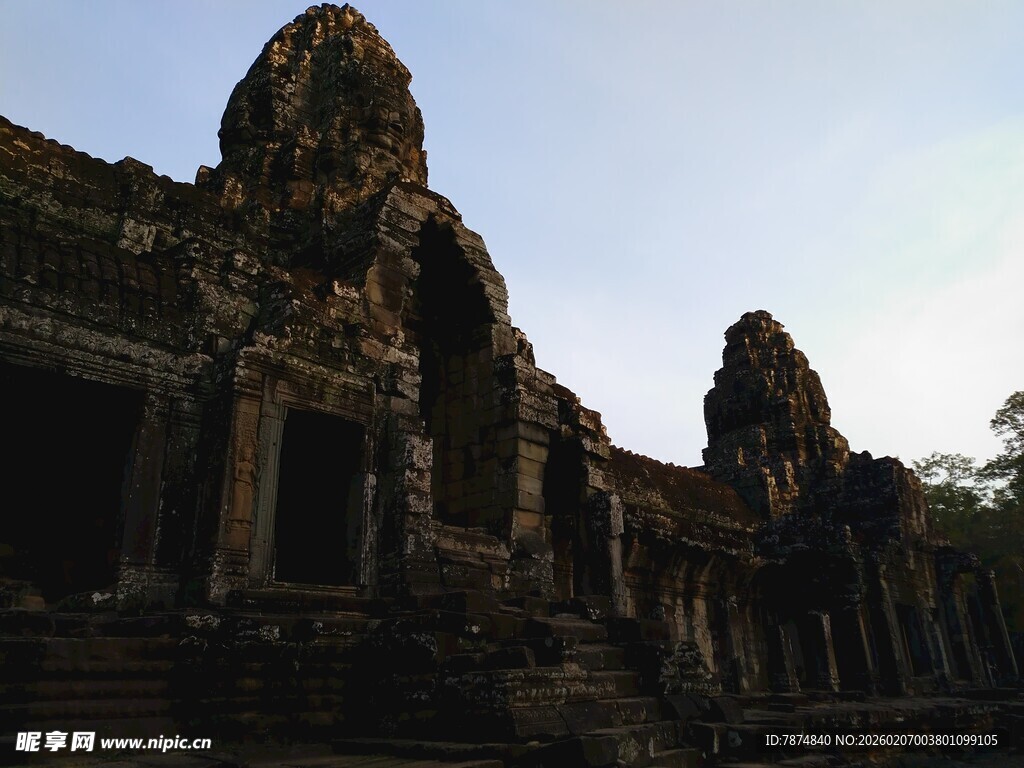 古老寺庙建筑景观