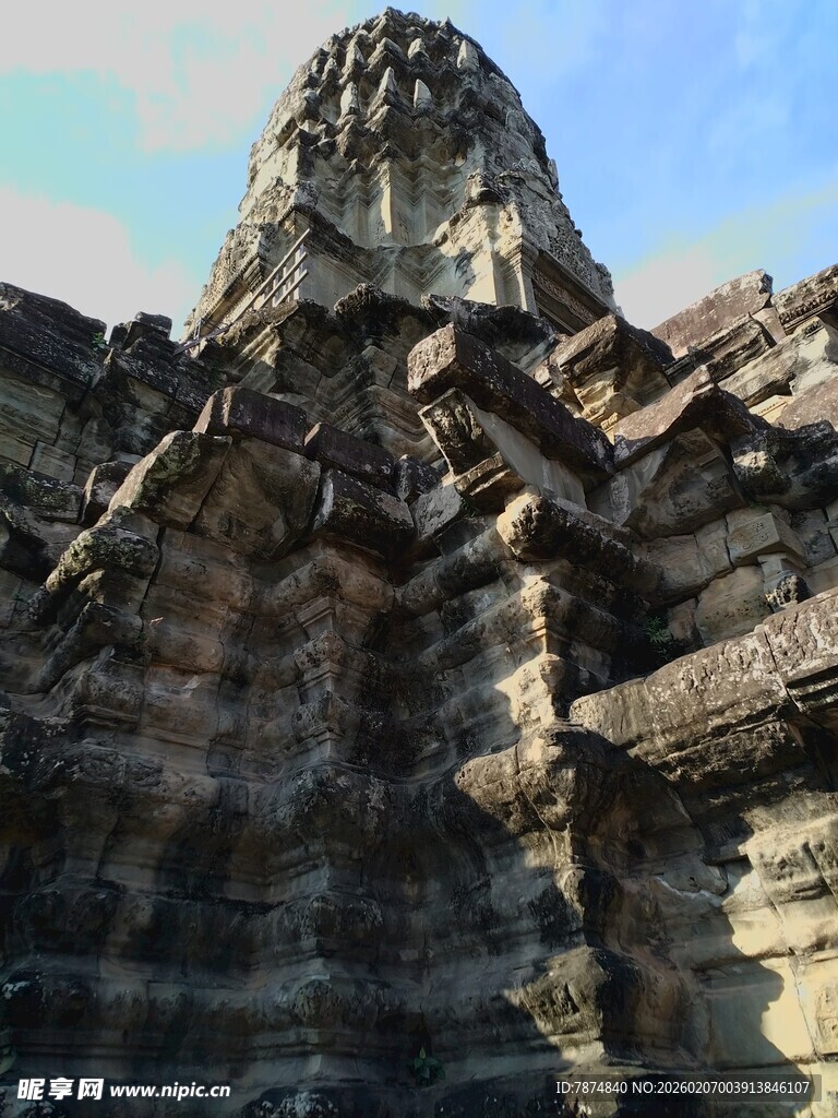 古老神秘的吴哥窟建筑