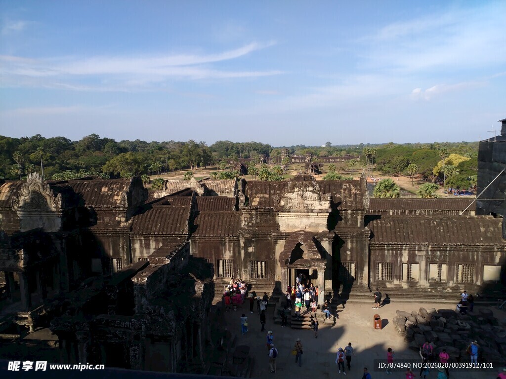 吴哥窟古迹景观