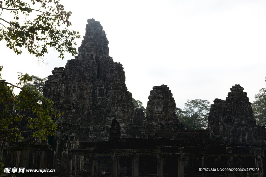 古老神秘的柬埔寨寺庙遗迹