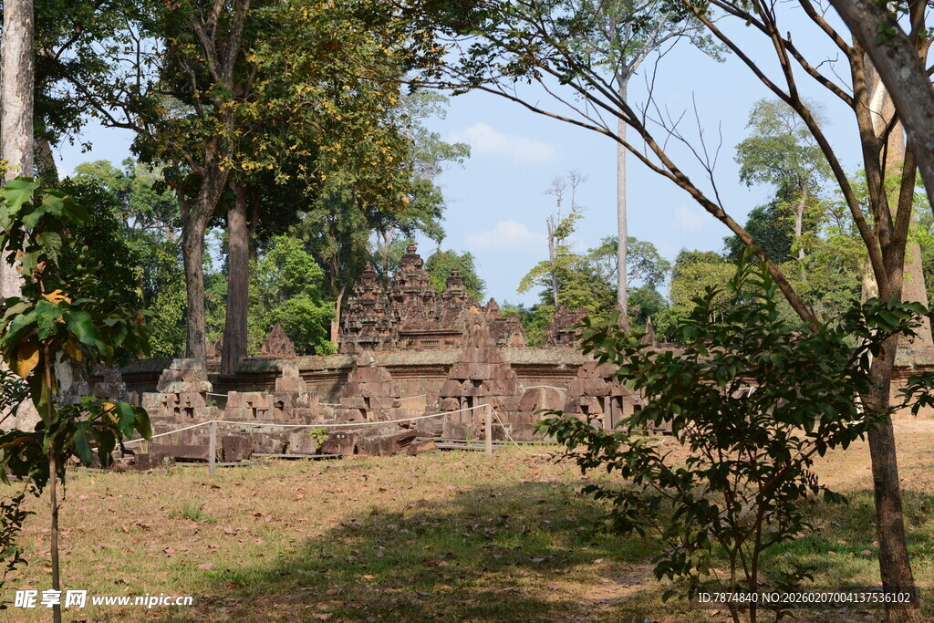 丛林中的古老遗迹