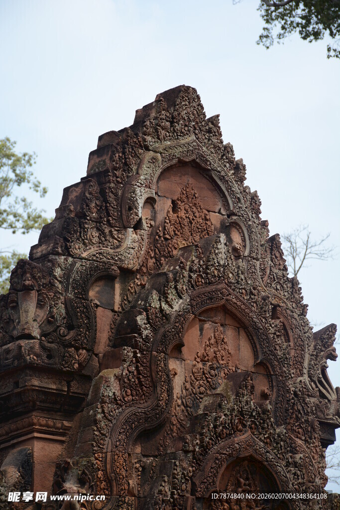 古老神秘的东南亚寺庙建筑