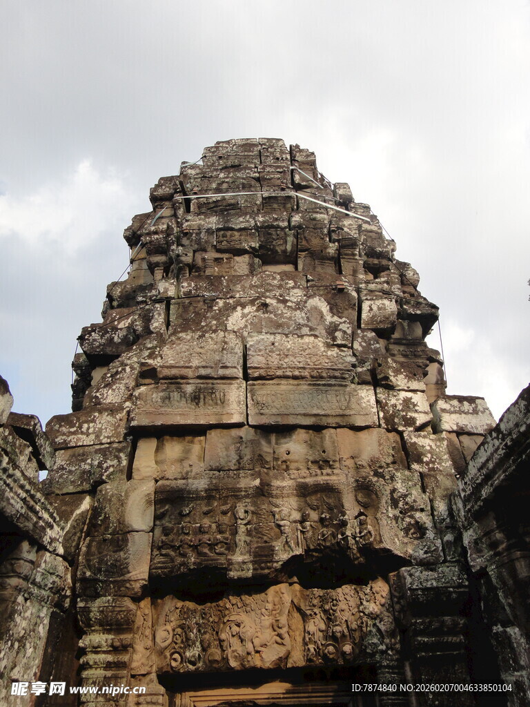 柬埔寨古老神秘的柬埔寨寺庙遗迹