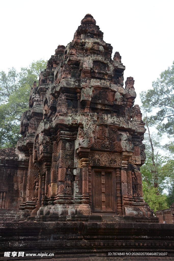 柬埔寨古老神秘的柬埔寨寺庙遗迹