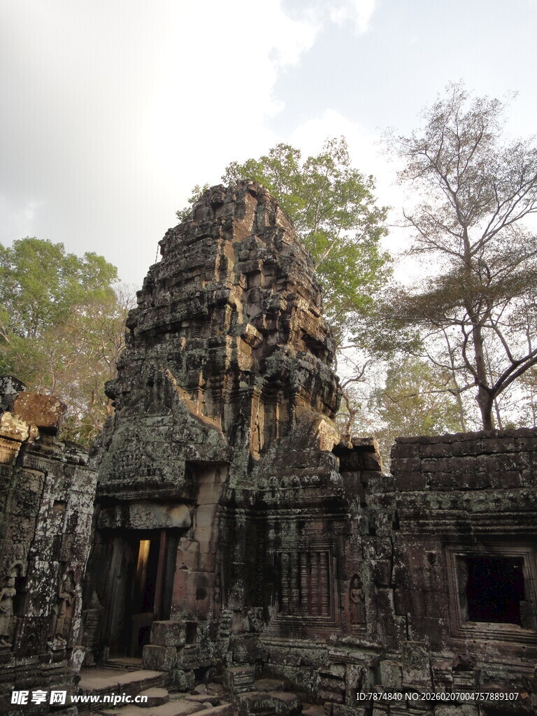 柬埔寨古老神秘的柬埔寨寺庙遗迹