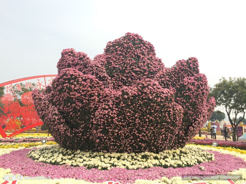 巨型花卉造型景观