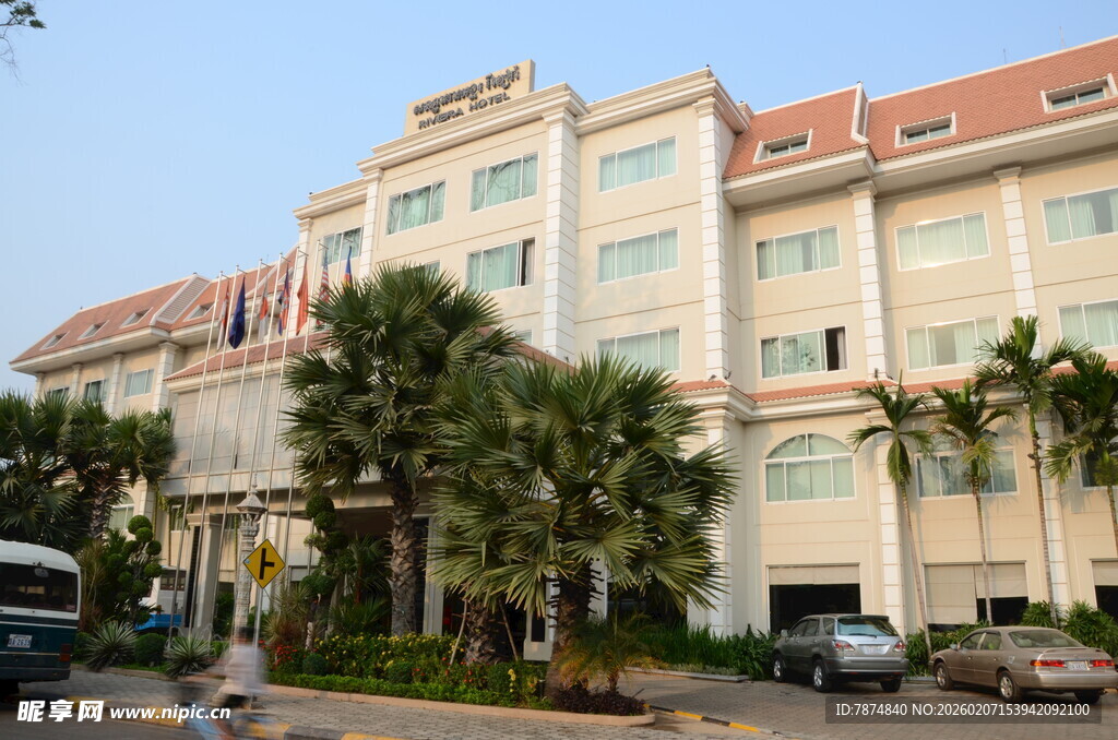 豪华酒店外观景观