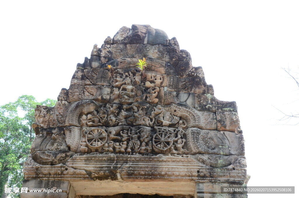 古老神秘的东南亚寺庙建筑