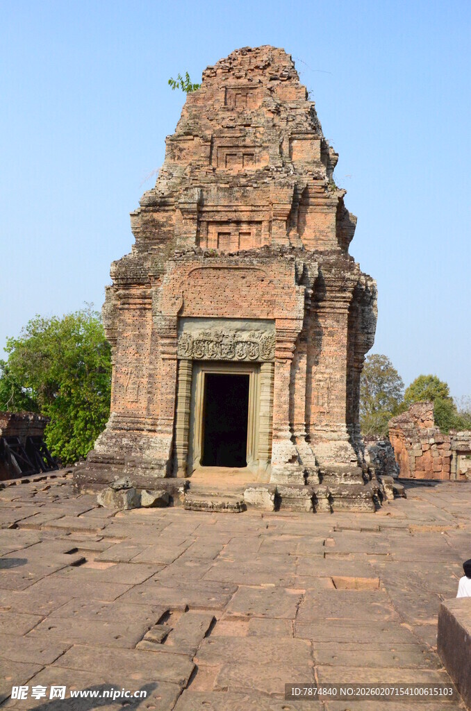 古老神秘的柬埔寨寺庙遗迹