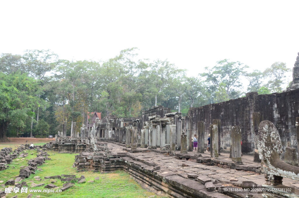 古老寺庙遗址景观