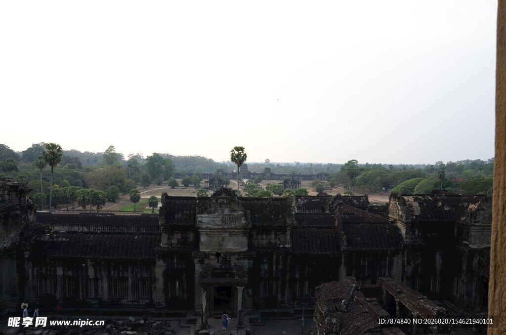 吴哥窟古迹景观