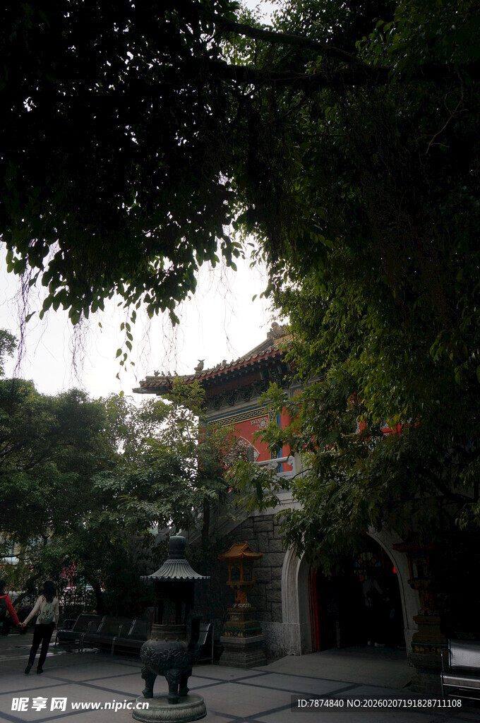古雅庭院景致