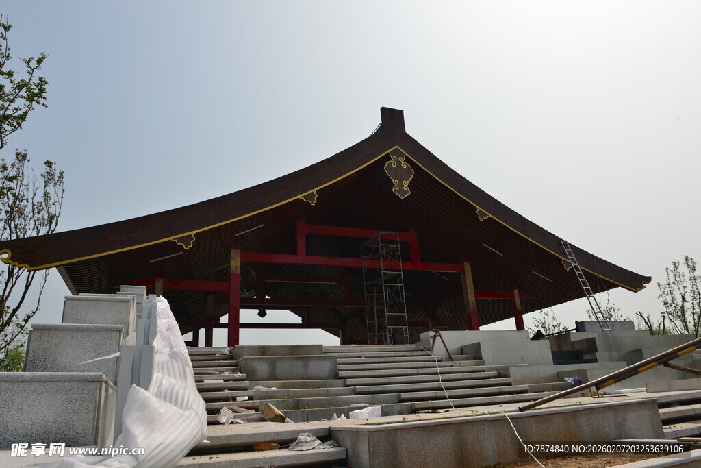 古建施工现场