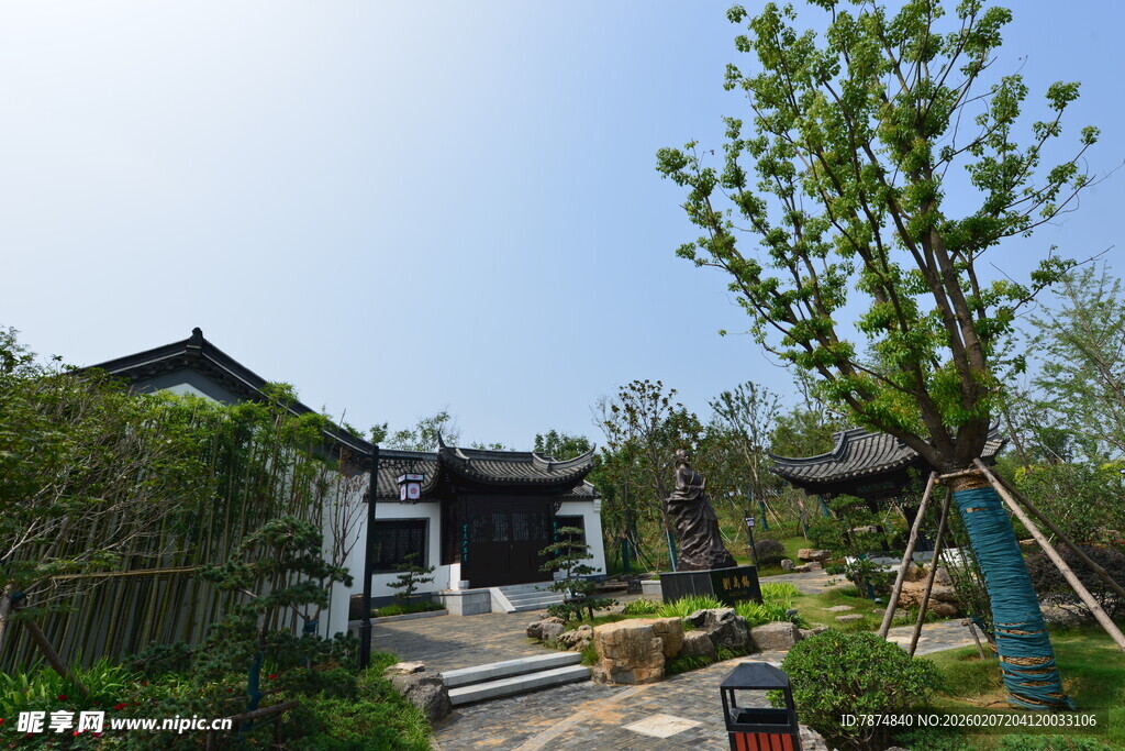 中式庭院景致