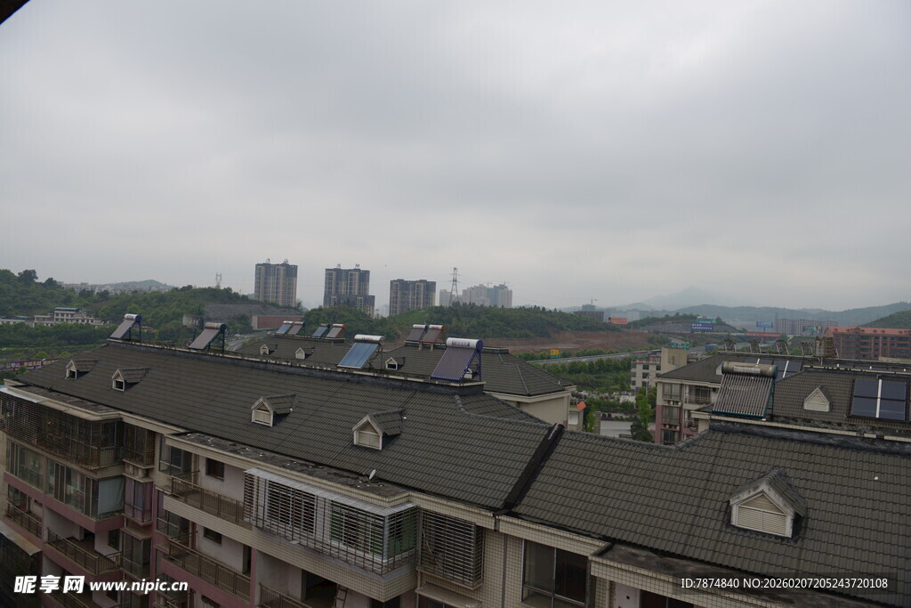 城市建筑远景景观