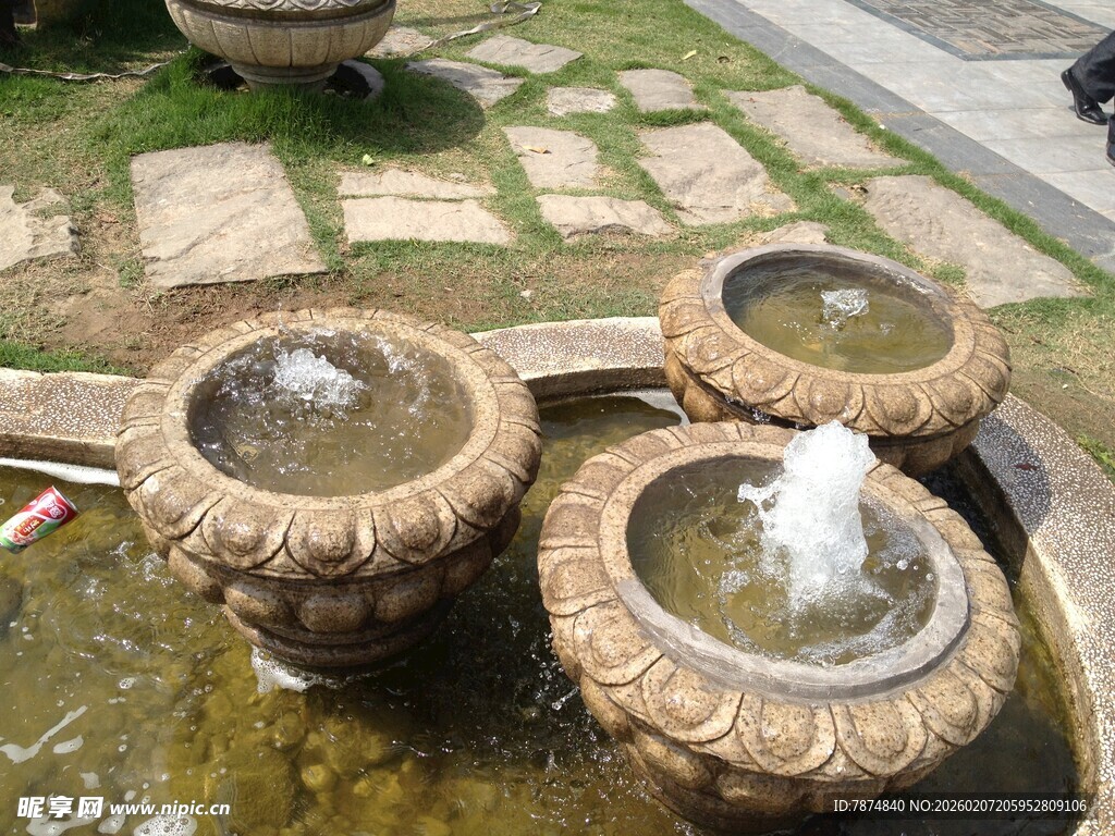 古典喷泉景观