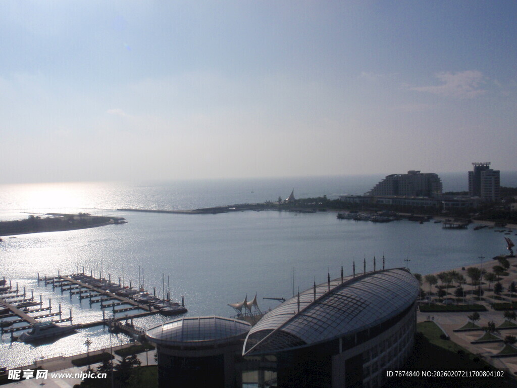 海滨码头风光