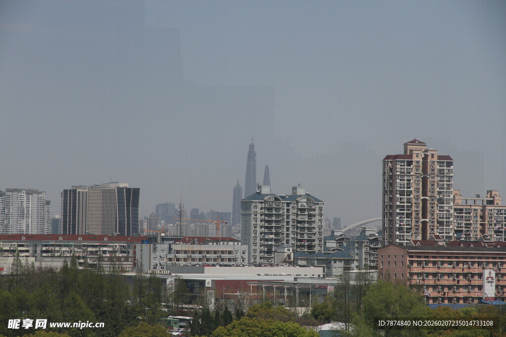 城市建筑群景观