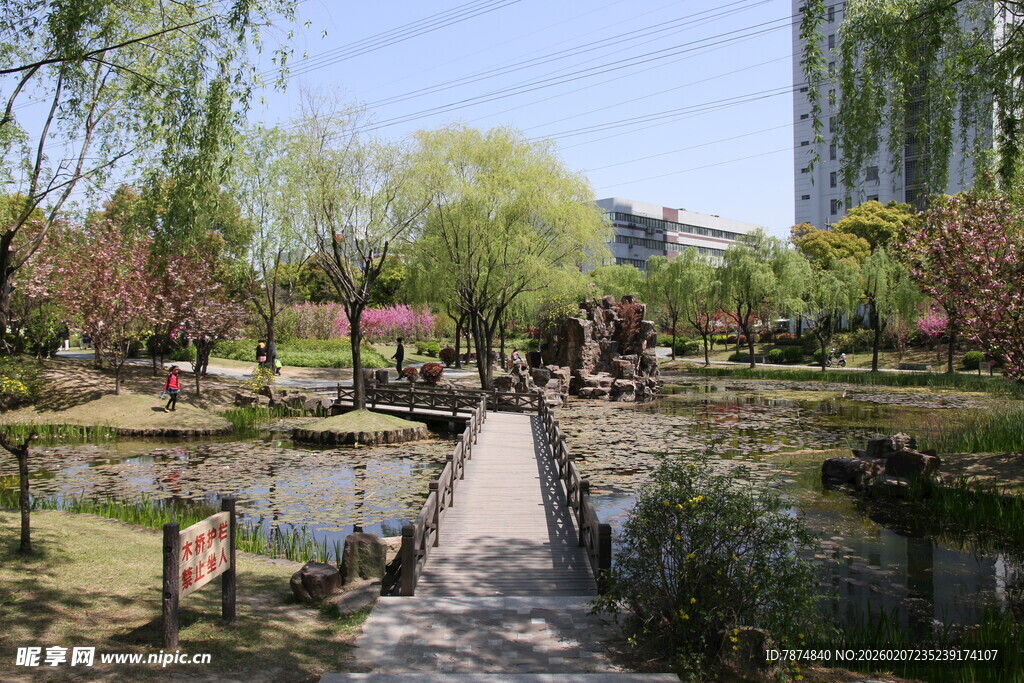 春日园林美景