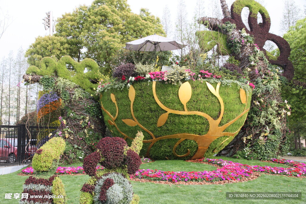 巨型南瓜造型园艺景观