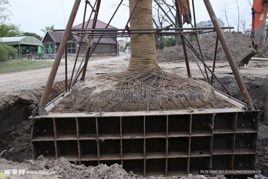 塔吊基础施工场景