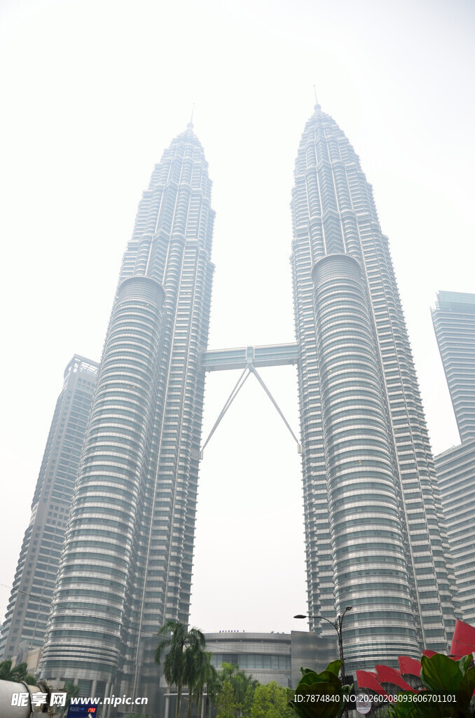 吉隆坡双子塔壮观景象