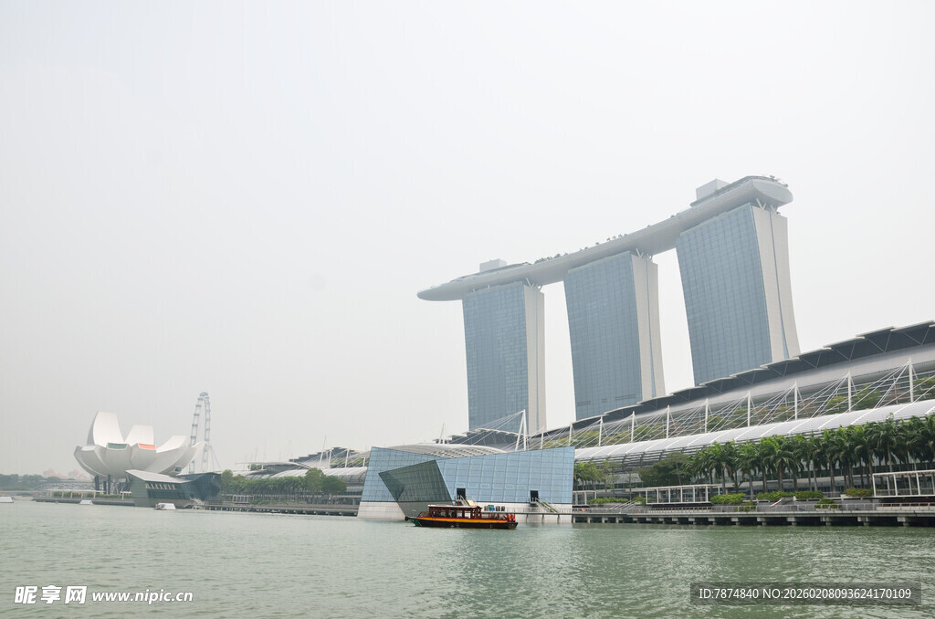 新加坡滨海湾标志性景观