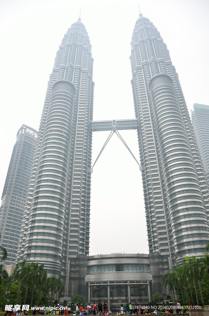 吉隆坡双子塔壮观景象