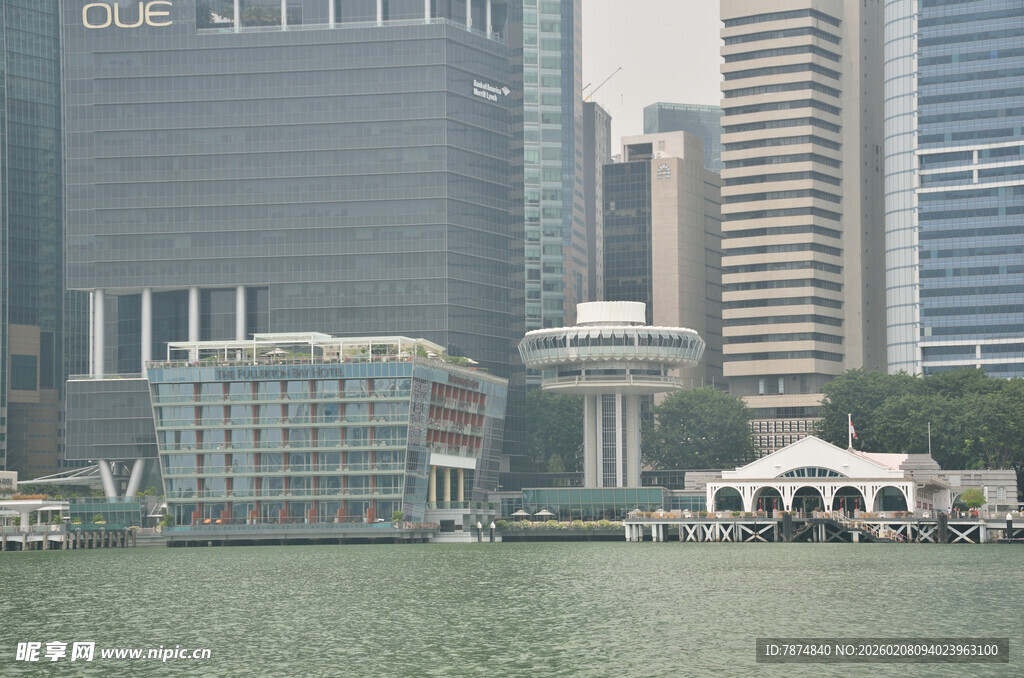新加坡城市滨水风光