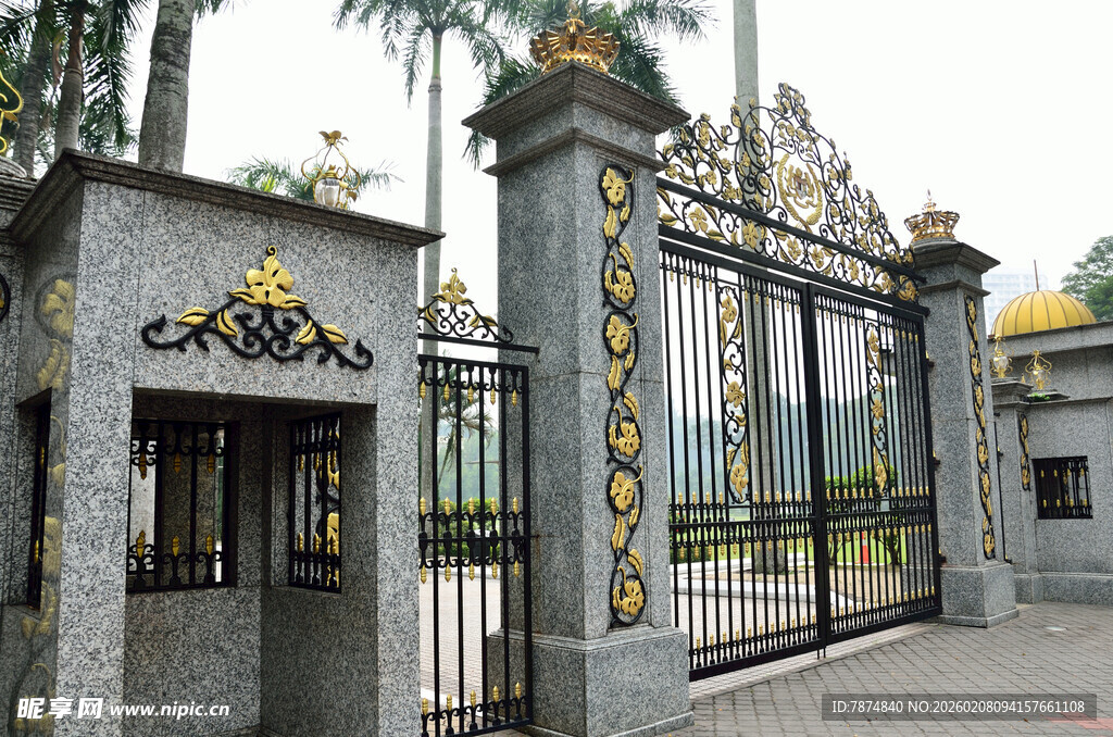 豪华大气的庄园大门