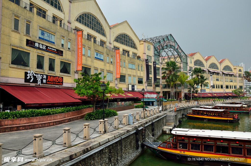 河畔欧式风情商业街