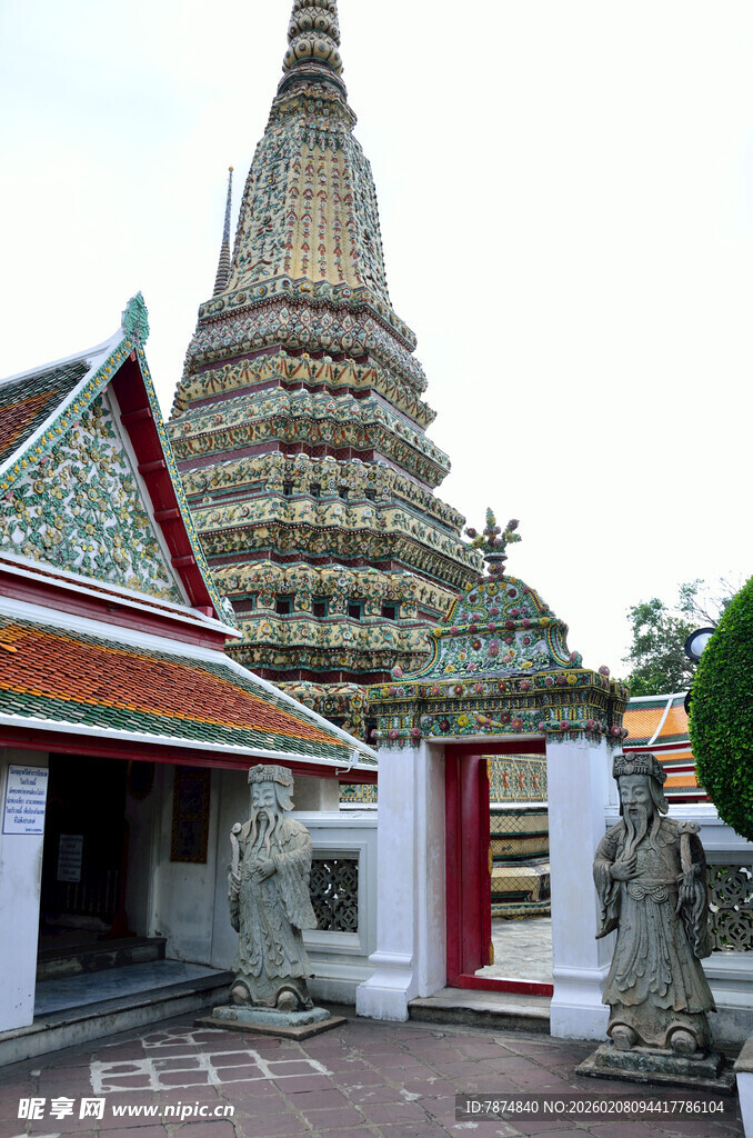 马来西亚泰国寺庙建筑景观