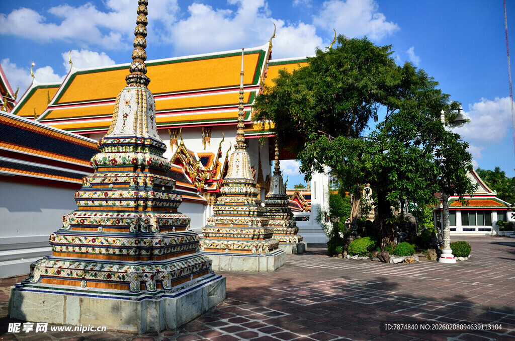 泰国寺庙建筑景观