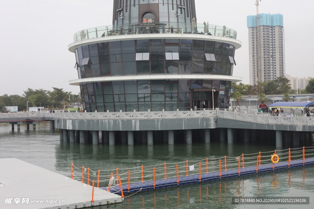 湛江海上独特建筑景观