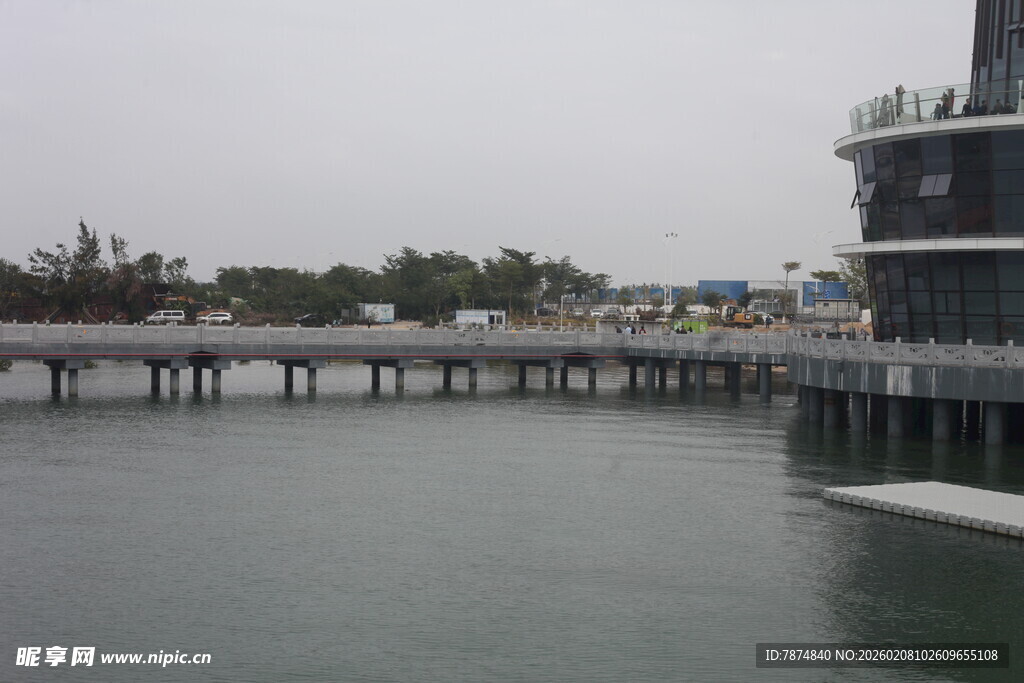 湛江海滨码头风景