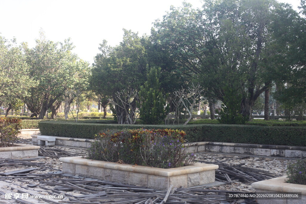 湛江户外园林景观场景