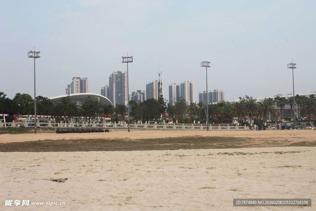 湛江城市沙滩景观
