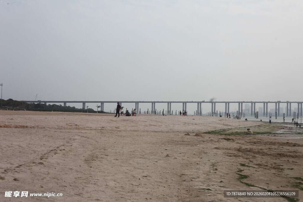 湛江海边长桥风景