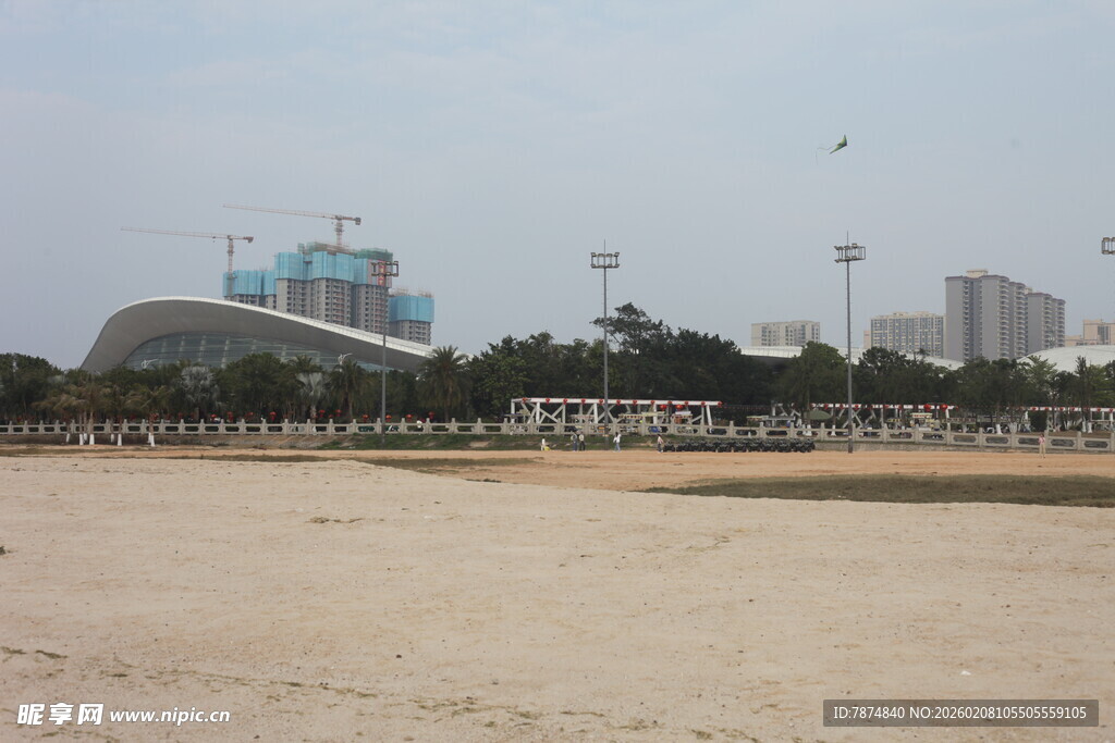 湛江城市沙滩景观