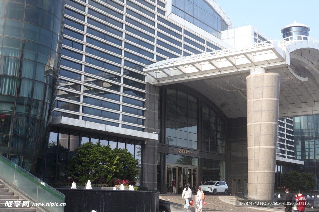 湛江现代都市商务建筑景观