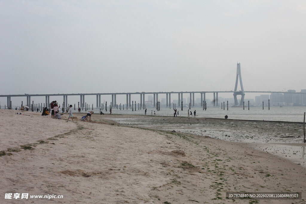 湛江江边大桥景观