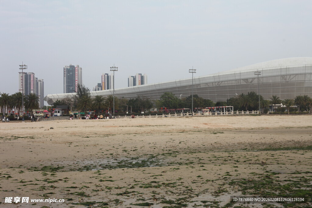 湛江海滨城市景观远景