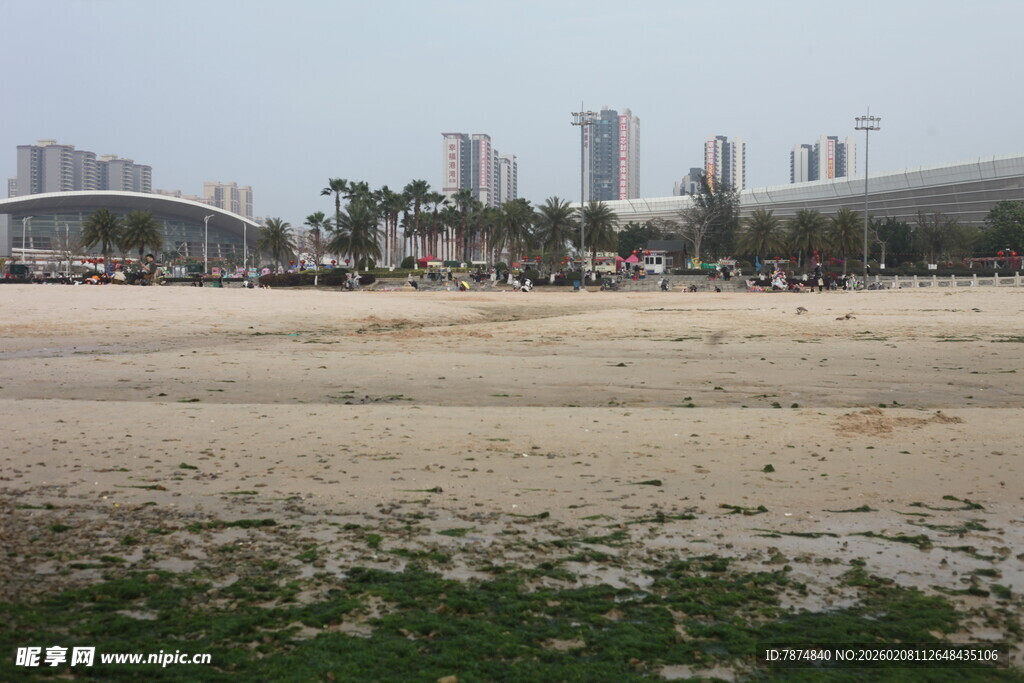 湛江城市沙滩景观