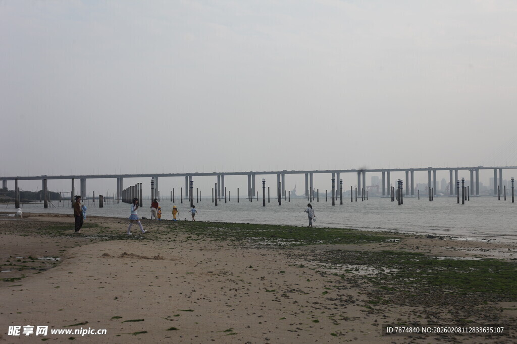 湛江海边长桥风景